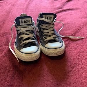 Navy Blue Converse Mens 5 Womens 7